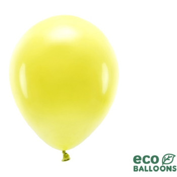 Pastellgelbe Öko-Ballons - Biologisch abbaubare Ballons für Party - Schweiz