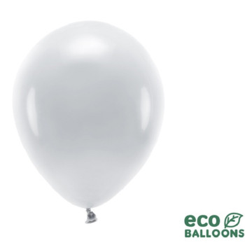 Öko-Ballons Pastellgrau - Biologisch abbaubare Ballons für Partys - Schweiz