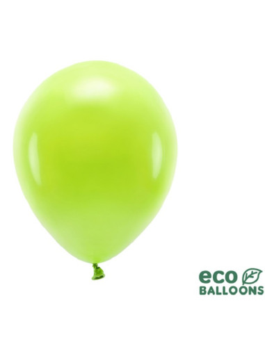 Öko-Luftballons Grün Lime Pastell - Biologisch abbaubare Ballons für Partys - Schweiz