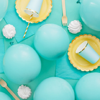 Palloncini Eco Verde Menta Scuro pastello - Palloncini Biodegradabili per Feste - Bellefete.ch 2