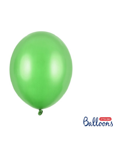 Palloncini verdi metallizzati resistenti - Palloncini per feste resistenti