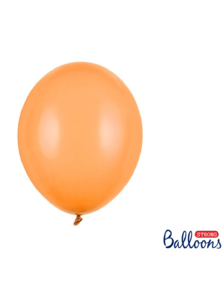 Robuste orangefarbene Pastellballons – langlebige Partyballons