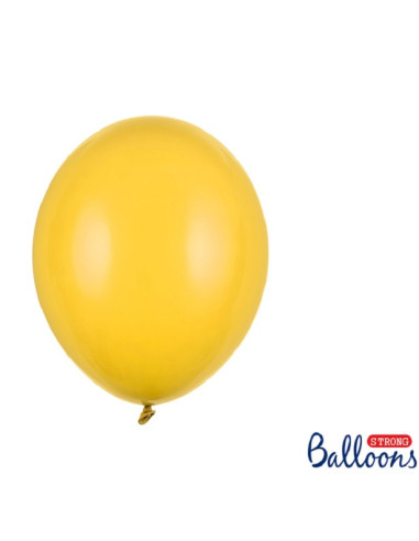 Palloncini resistenti color giallo miele pastello - Palloncini per feste durevoli