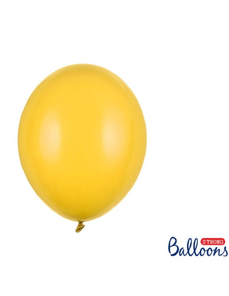 Robuste, honiggelbe Ballons – langlebige Partyballons