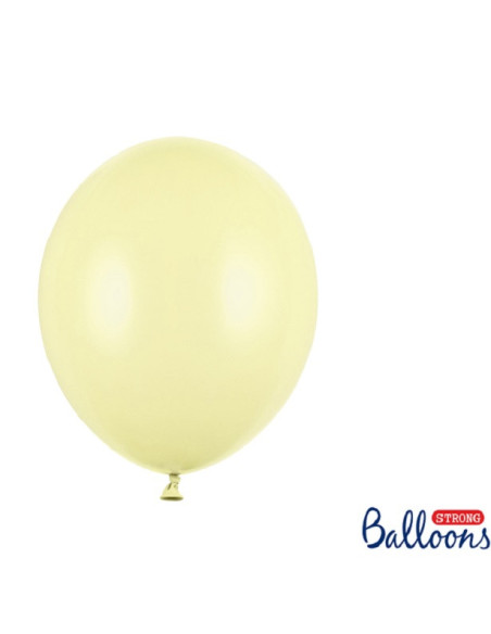 Robuste, hellpastellgelbe Ballons – langlebige Partyballons