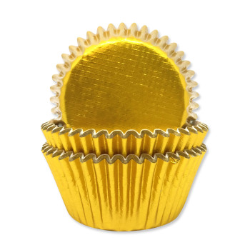 Cupcake-Formen Gold Metallic - Bellefete.ch - Schweiz - Kuchenschmuck 2