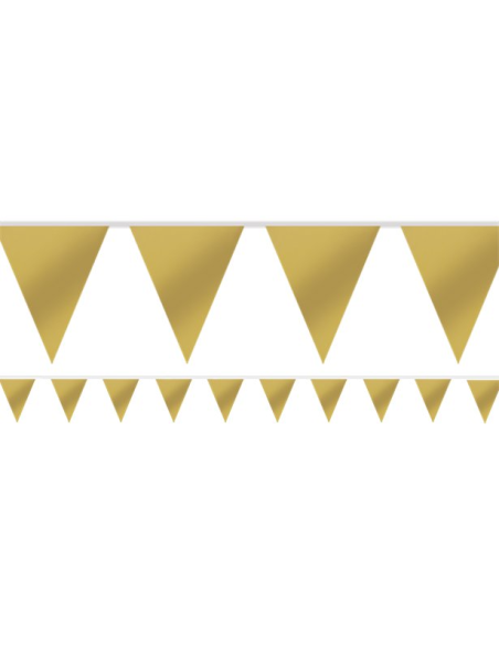 Partygirlande aus Papier - Gold - Partyartikel - Schweiz Partygirlande aus Papier - Gold - Partyartikel - Schweiz