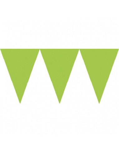 Guirlande de fête en papier - Vert Lime