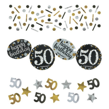 Confettis 50 Ans "Joyeux Anniversaire" - Bellefete.ch - Suisse - Déco de fête 50 ans 2