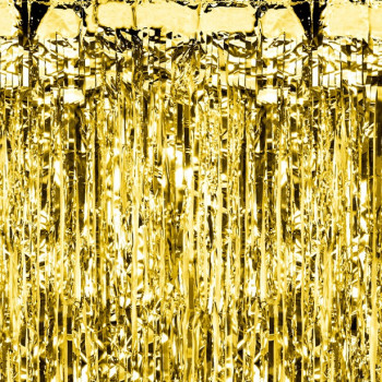 Goldener Partyvorhang 2