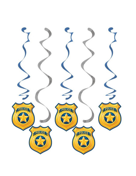 Decorazioni per feste da appendere Polizia per compleanno bambino, motivi polizieschi