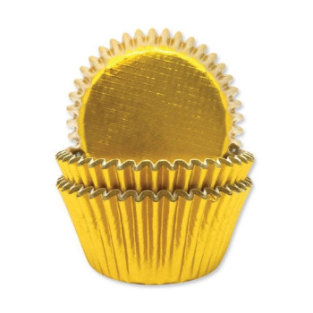 Cupcake-Formen Gold Metallic - Bellefete.ch - Schweiz - Kuchenschmuck