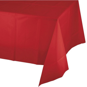 Tischdecke aus Kunststoff Rot- Bellefete.ch - Schweiz - Tischdekoration