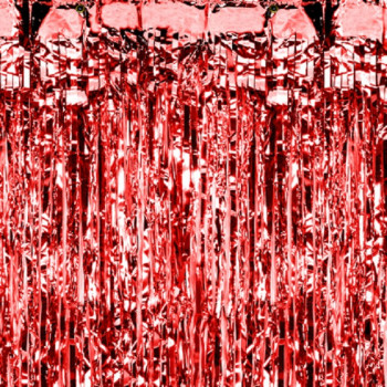 Roter Partyvorhang - Dekoration Hochzeit, Geburtstag & Babyparty - Bellefete.ch 2