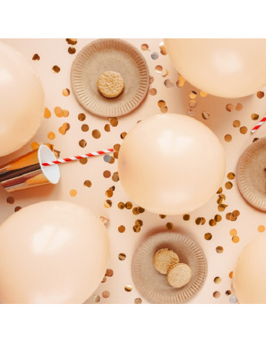 Palloncini ecologici color pesca pastello - Palloncini per feste biodegradabili