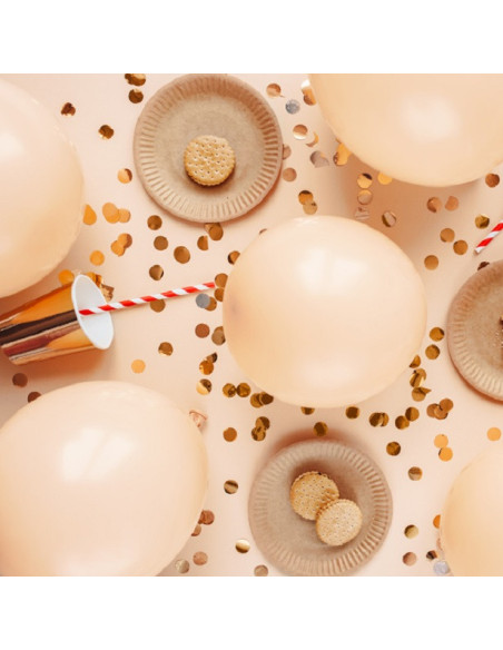 Öko-Pfirsich-Pastellballons – biologisch abbaubare Partyballons