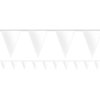 Partygirlande aus Papier - Weiß - Partyartikel - Bellefete.ch