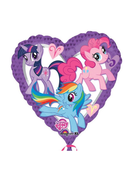 Herzförmiger Ballon „My Little Pony“ – Kindergeburtstag | BelleFete.ch
