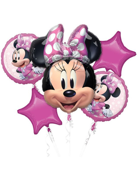 Minnie Mouse Ballonstrauß für Mädchen Geburtstag Dekoration
