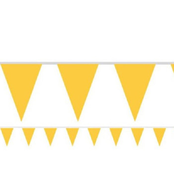 Guirlande de fête en papier - Jaune - Articles de fête - Bellefete.ch