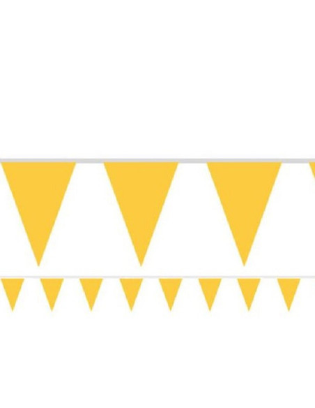 Partygirlande aus Papier - Gelb - Festtagsartikel - Bellefete.ch