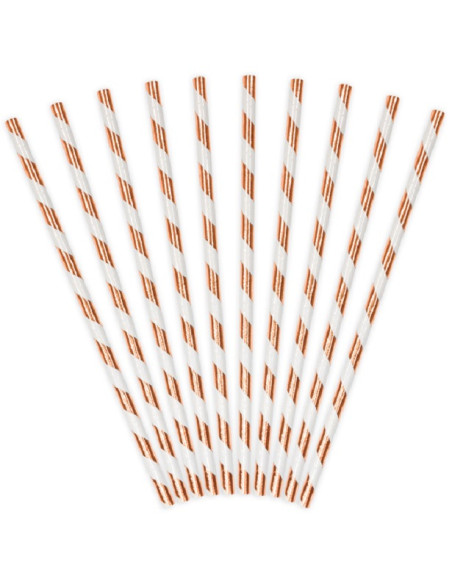 Roségoldene Papierstrohhalme in der Schweiz