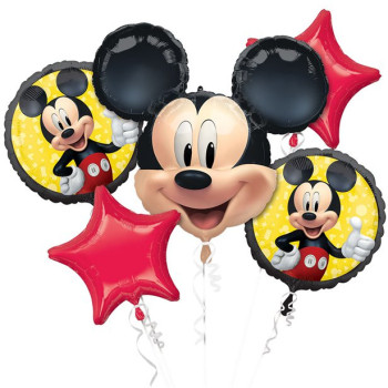 Mickey Mouse Ballon Bouquet - Disney Party Dekoration - Bellefete.ch