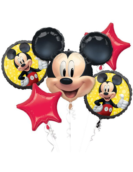 Bouquet de ballons Mickey Mouse - Déco Fête Disney - Bellefete.ch