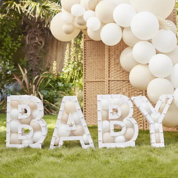 Mosaikballonständer "Baby" - Partydekoration - Partyartikel - Schweiz
