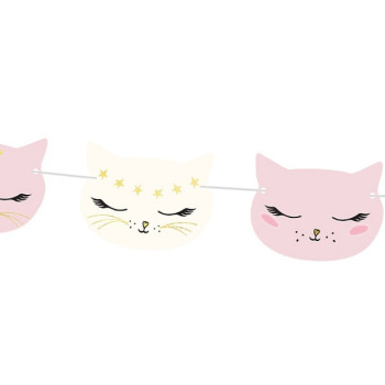 Guirlande Chat Rose 2