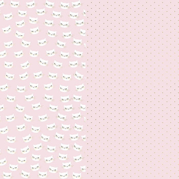 Carta da regalo Gatto Rosa per compleanno bambino, motivi colorati e tema gatto rosa 2