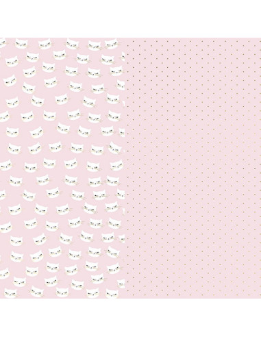 Carta da regalo a forma di gatto rosa - Festa per bambini | BelleFete.ch