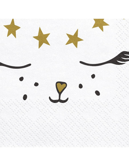 Tovaglioli per feste a forma di gatto rosa - Compleanno per bambini | BelleFete.ch