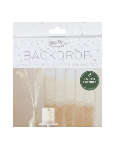 Party-Hintergrund aus Seidenpapier in Beige und Braun - Party-Hintergrund Party-Hintergrund aus Seidenpapier in Beige und Braun - Party-Hintergrund