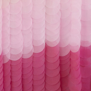 Sfondo per feste in carta velina Rosa Ombra - Decorazione per feste - Svizzera 2
