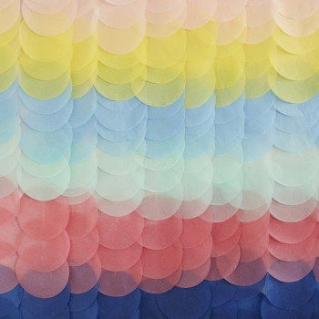 Regenbogen-Party-Hintergrund aus Seidenpapier - Party-Hintergrund - Bellefete.ch 2