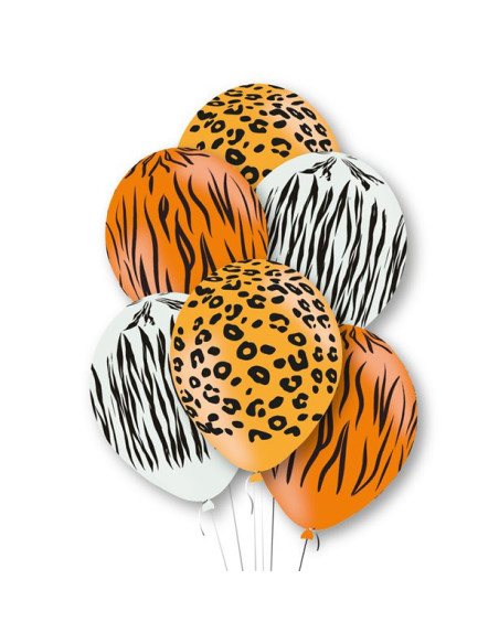 Ballons en latex Safari - Ballons de fête - Anniversaire enfant - Bellefete.ch