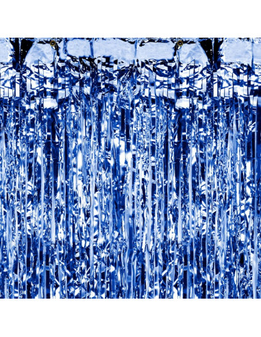 Tenda metallica per feste in blu reale - Decorazione per matrimoni, compleanni e baby shower