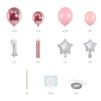Bouquet de ballons pour 1er Anniversaire - Déco Baby Party - Bellefete.ch 2
