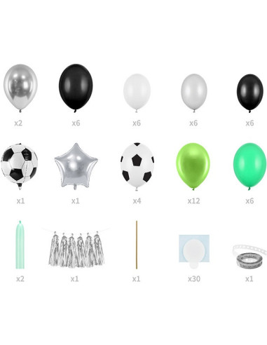 Arco decorativo per palloncini da calcio - Accessorio per tifosi sportivi