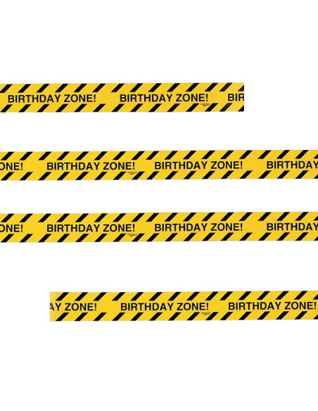 Nastro barriera di compleanno Polizia per bambini, decorazione a tema poliziotti