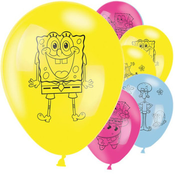 SpongeBob Geburtstagskugeln - Baby Geburtstag Dekoration Cartoon Thema - Bellefete.ch
