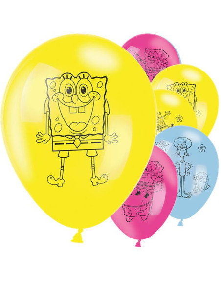 SpongeBob Geburtstagskugeln - Baby Geburtstag Dekoration Cartoon Thema - Bellefete.ch