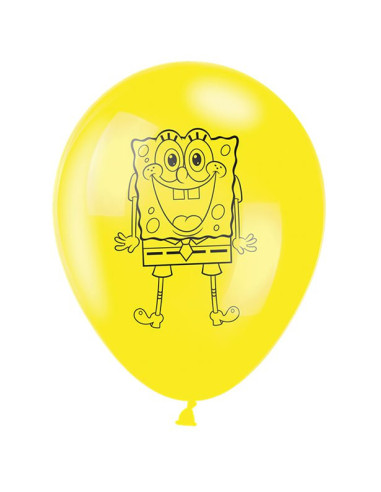 Ballons d'anniversaire Bob l'Éponge - Déco thème cartoon