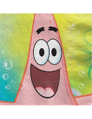 Tovaglioli di compleanno SpongeBob SquarePants - Decorazioni per la tavola di compleanno per bambini
