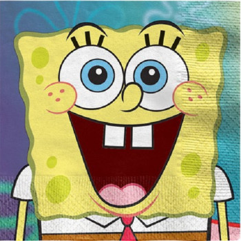 Tovaglioli di compleanno SpongeBob - Decorazione tavola compleanno bambino - Bellefete.ch