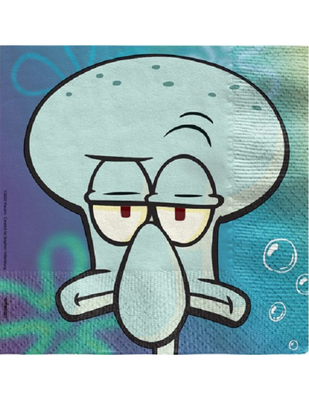 SpongeBob Schwammkopf Geburtstagsservietten - Tischdekoration zum Kindergeburtstag