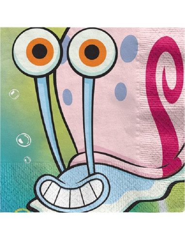 Tovaglioli di compleanno SpongeBob SquarePants - Decorazioni per la tavola di compleanno per bambini