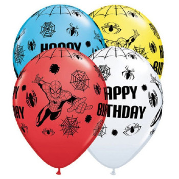 Palloncini in lattice Spiderman - Decorazione di compleanno - Bellefete.ch - Svizzera