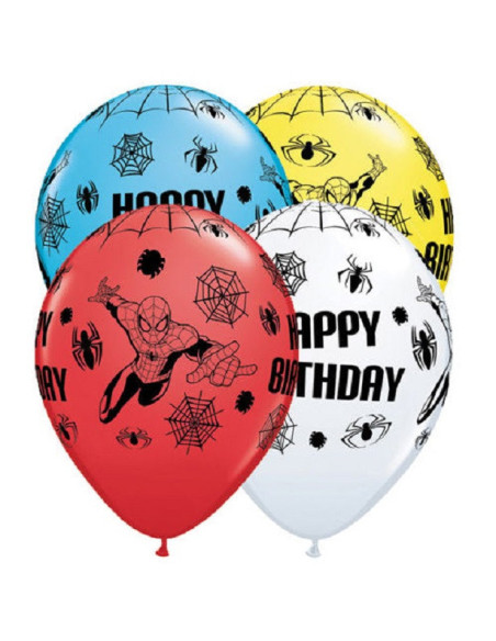Latex Luftballons Spiderman - Geburtstagsdekoration - Bellefete.ch - Schweiz